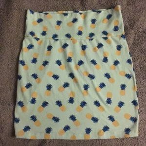 Pineapple mini skirt
